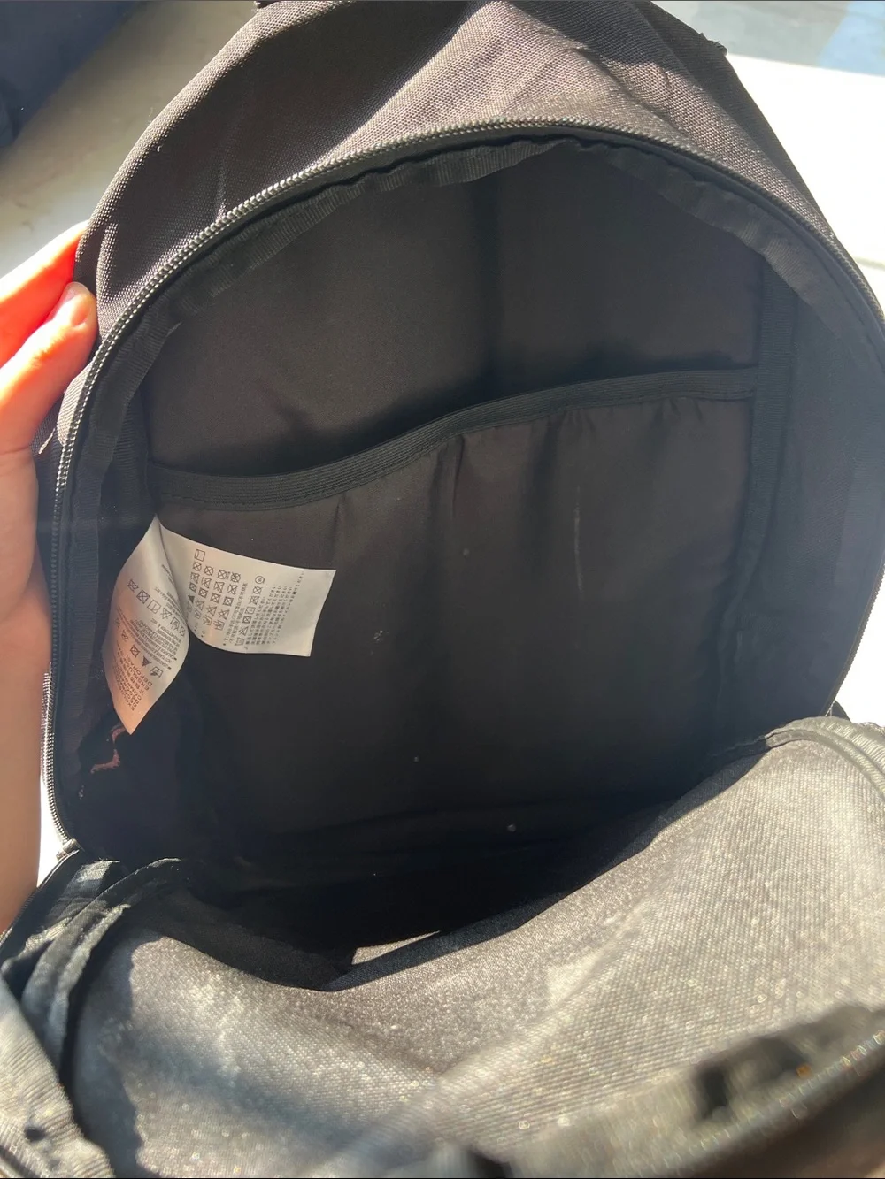 Jordan Air Backpack with Red Jumpman and Gray Pattern Pocket
